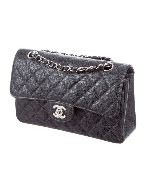 chanel caviar leather mini flap